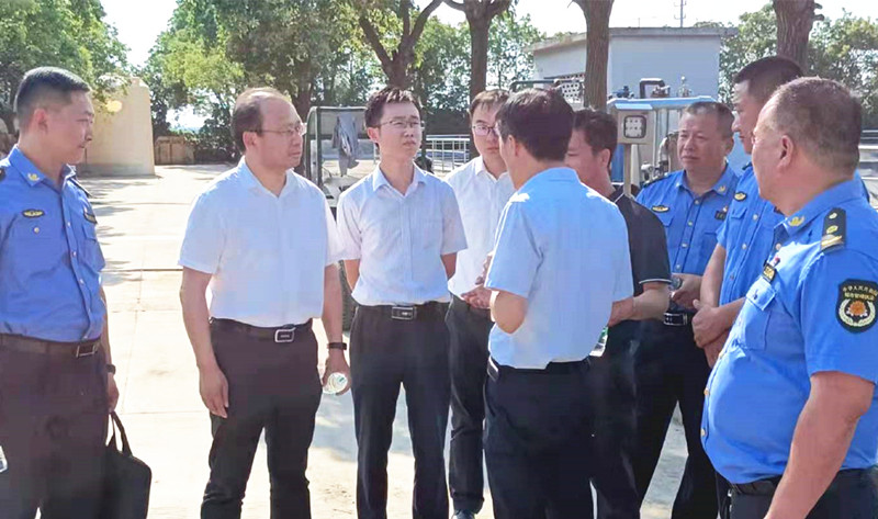 泰州市环保局、城管局，兴化市城管局领导一行莅临半岛环境兴化垃圾填埋场渗滤液处理项目视察工作